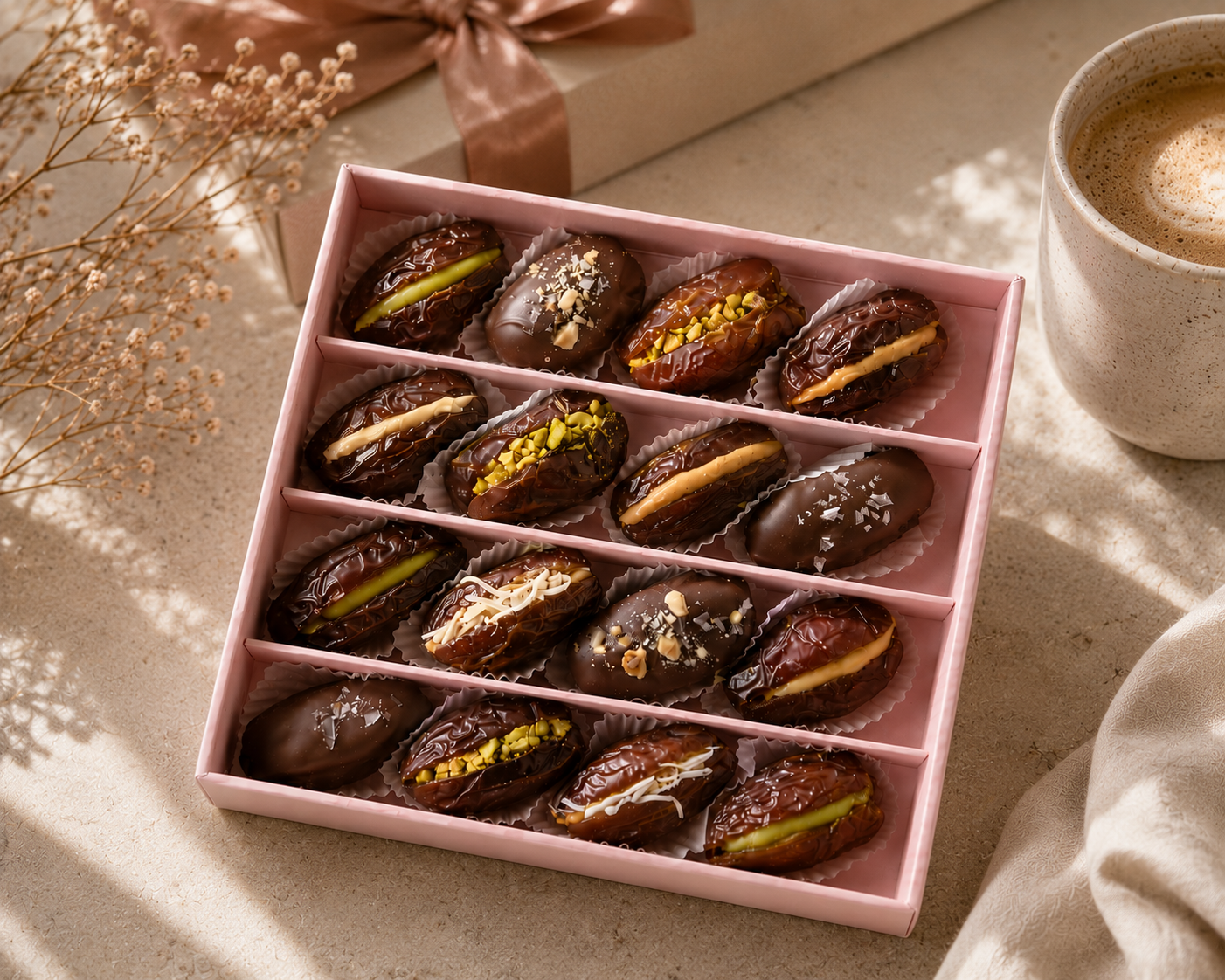A Tamrah gifting box of hand-filled dates